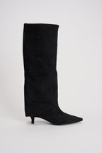 Stivale donna in suede nero SMSRHAPSODIES 184 STEVE MADDEN 