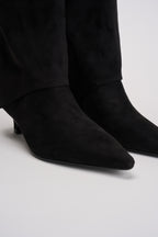 Stivale donna in suede nero SMSRHAPSODIES 184 STEVE MADDEN 