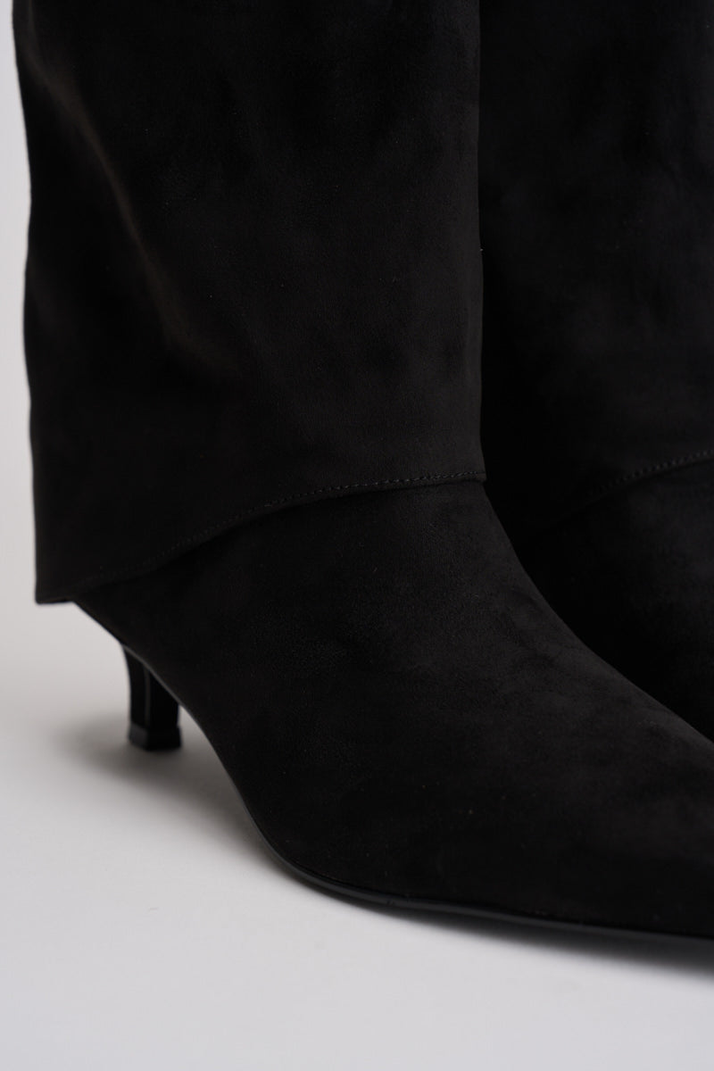 Stivale donna in suede nero SMSRHAPSODIES 184 STEVE MADDEN 