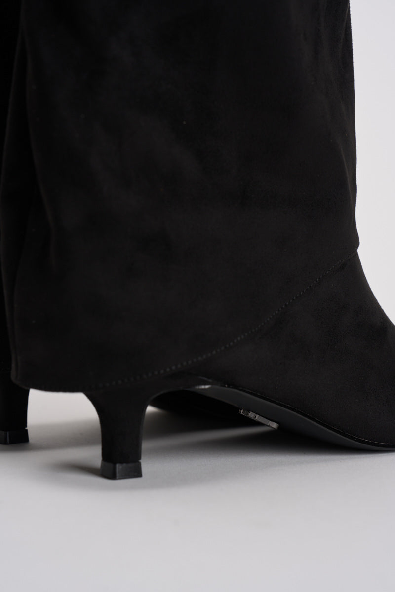 Stivale donna in suede nero SMSRHAPSODIES 184 STEVE MADDEN 