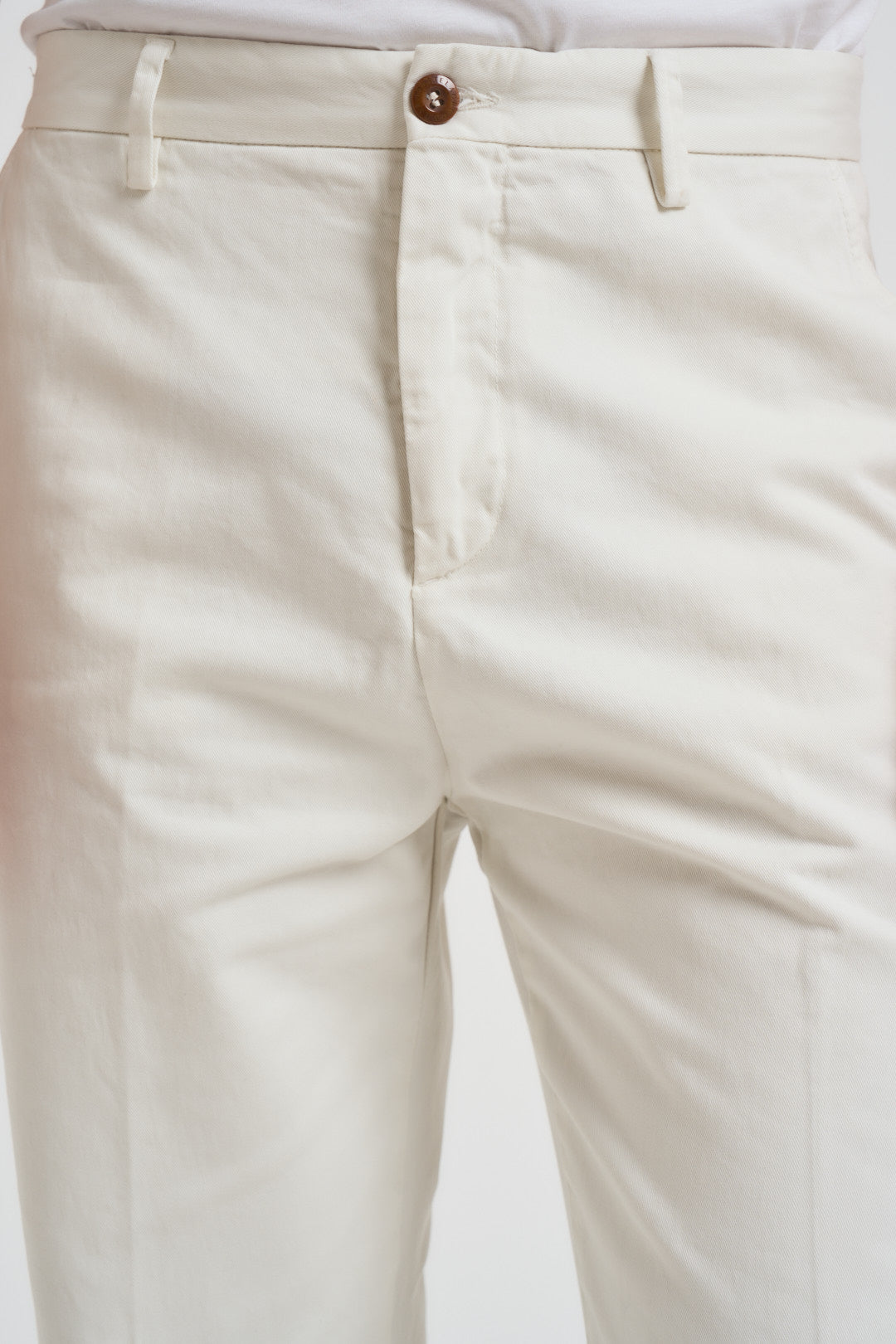 Pantalone uomo regular panna P012 235 TELACRUDA 