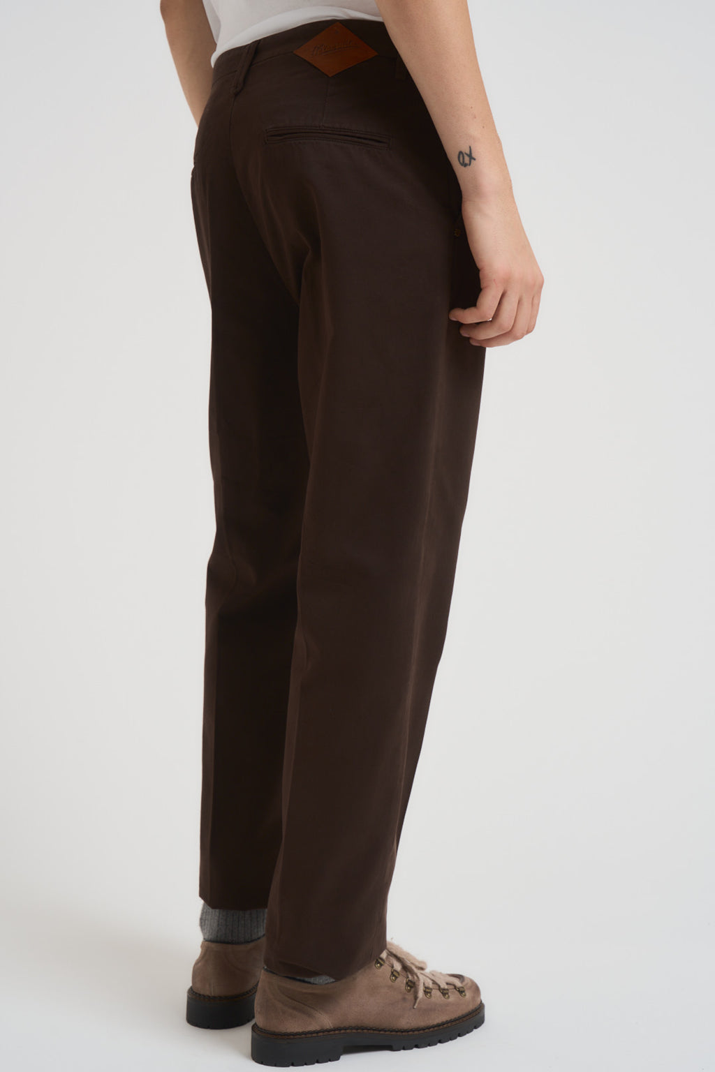 Pantalone uomo regular marrone P012 239 TELACRUDA 