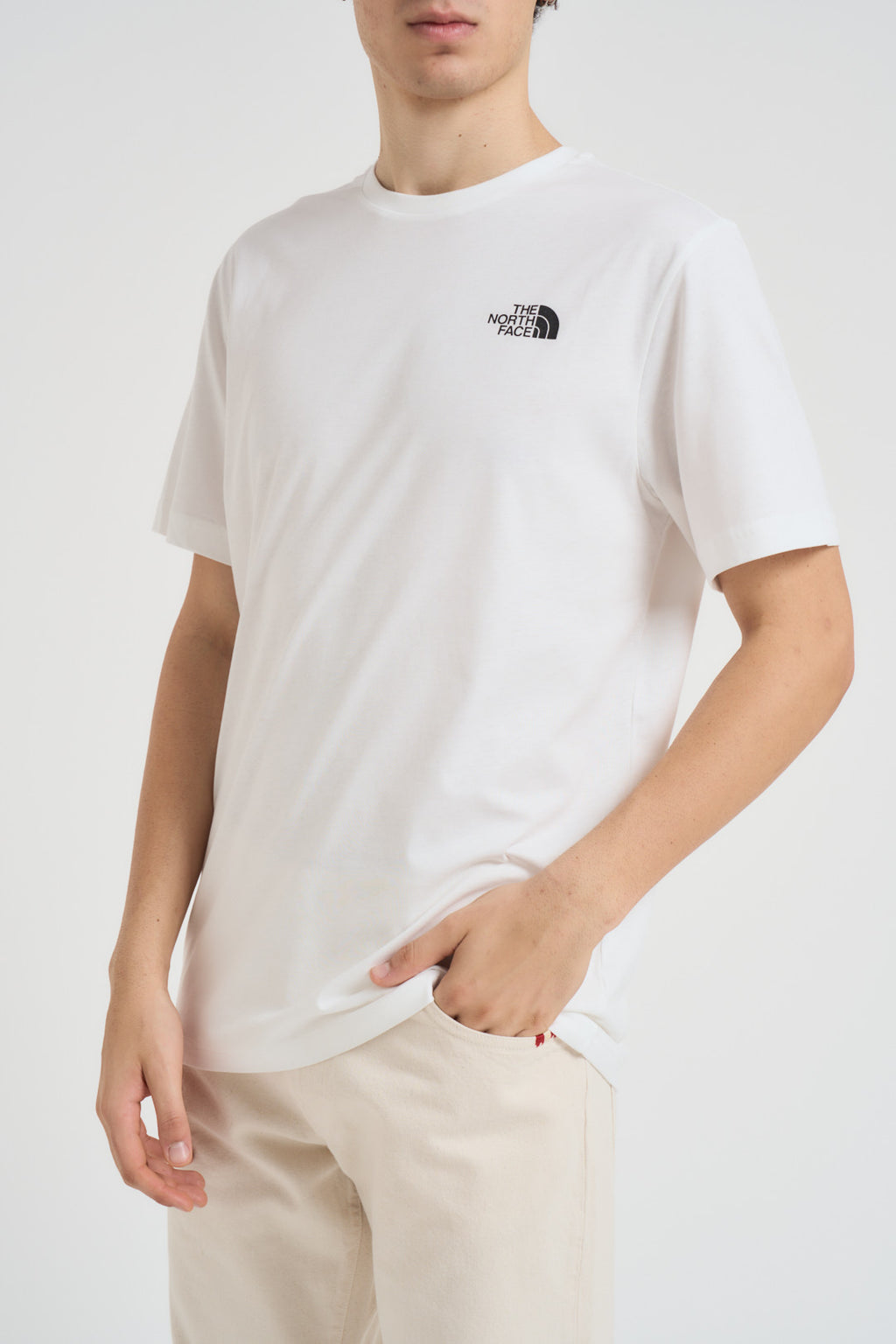 T-shirt uomo Redbox bianca 87NP FN4 THE NORTH FACE 