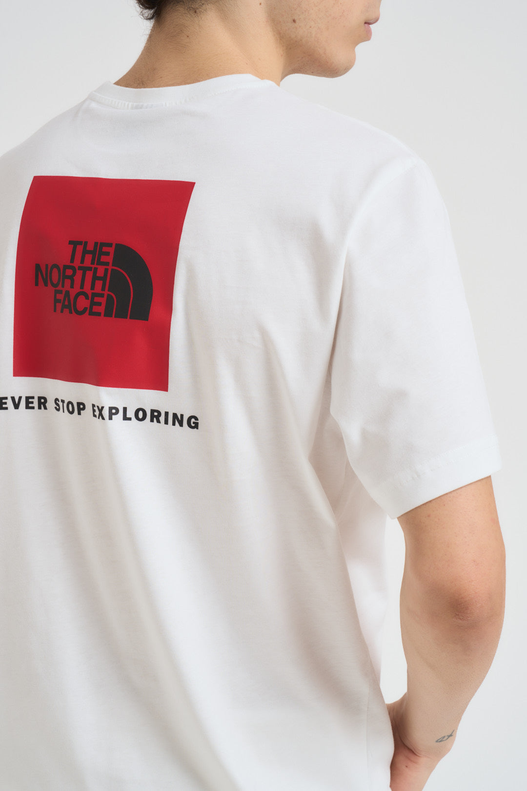 T-shirt uomo Redbox bianca 87NP FN4 THE NORTH FACE 