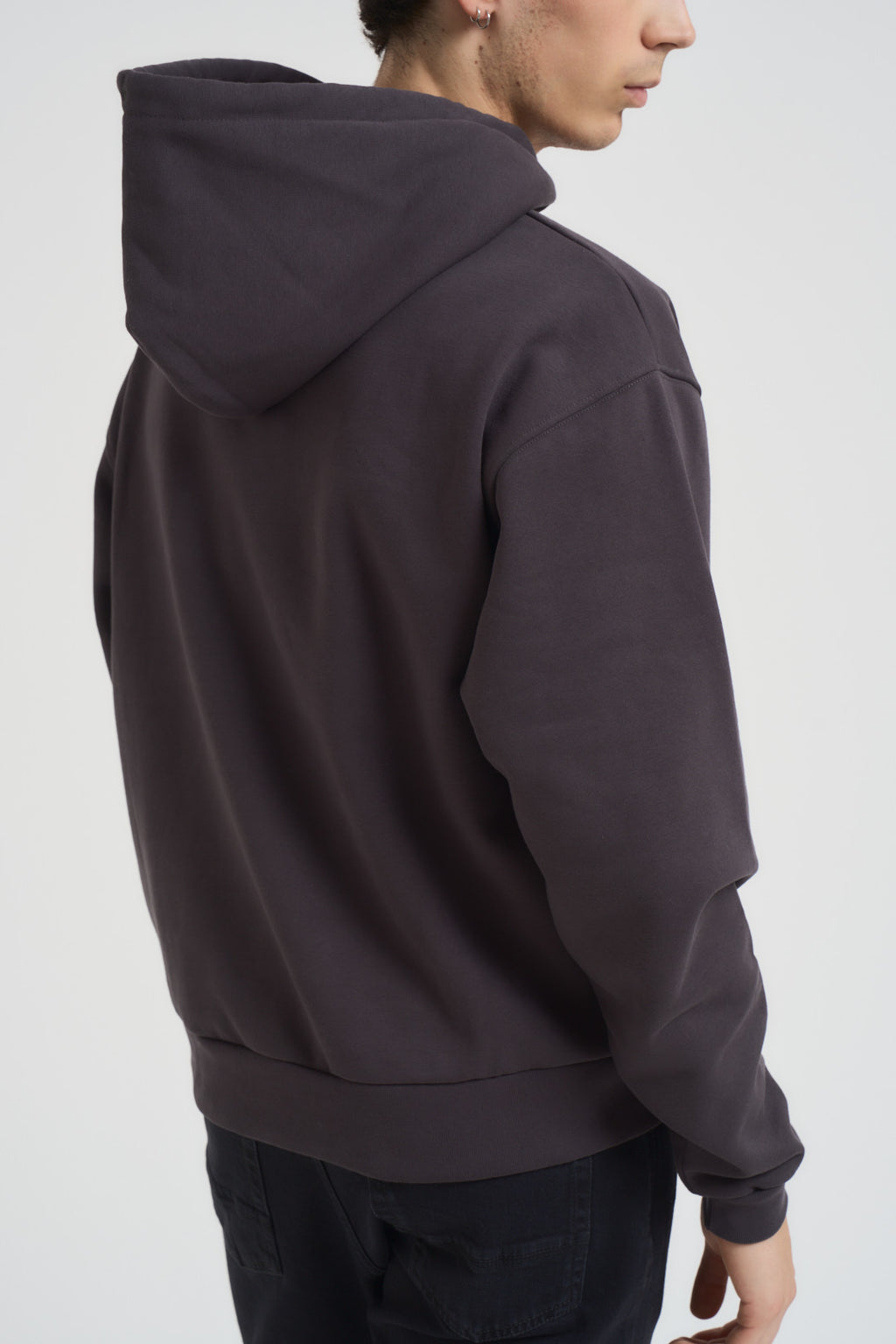 Felpa uomo grigio antracite Red Box 8EFZ 0SA THE NORTH FACE 