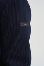 Cappotto uomo con pettorina in nylon blu GRAVITY BLUE NAVY UNITY 