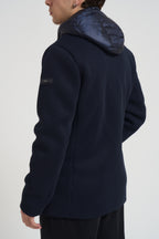 Cappotto uomo con pettorina in nylon blu GRAVITY BLUE NAVY UNITY 