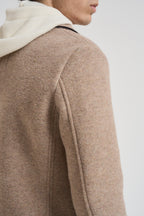 Cappotto uomo monopetto beige CUSA CPSAB V2 