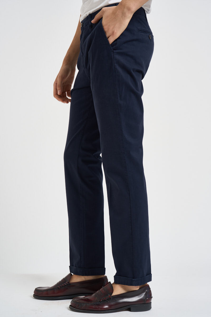 Pantalone uomo slim fit blu notte LENNY 29171738 40WEFT 
