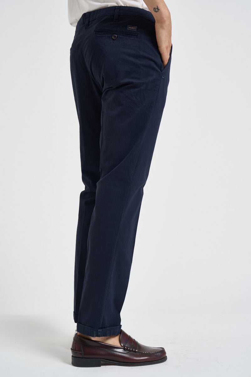 Pantalone uomo slim fit blu notte LENNY 29171738 40WEFT 