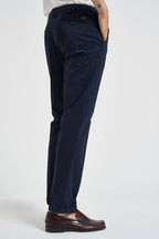 Pantalone uomo slim fit blu notte LENNY 29171738 40WEFT 