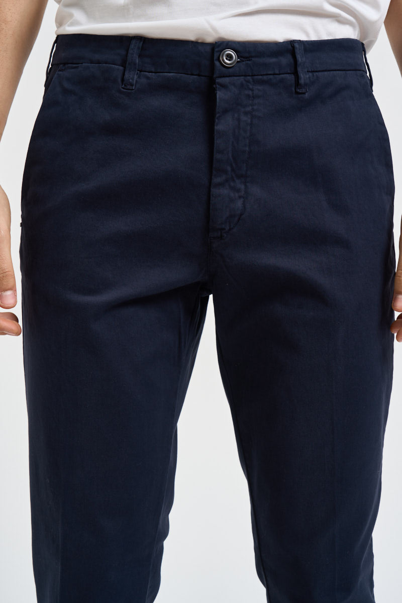 Pantalone uomo slim fit blu notte LENNY 29171738 40WEFT 