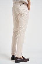 Pantalone uomo slim fit panna LENNY 29172139 40WEFT 