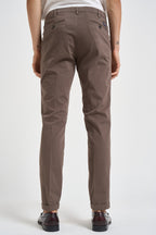 Pantalone uomo slim fit fango LENNY 2917347 40WEFT 