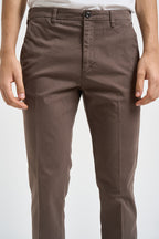 Pantalone uomo slim fit fango LENNY 2917347 40WEFT 