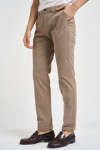 Pantalone uomo slim fit tortora LENNY 2917908 40WEFT 