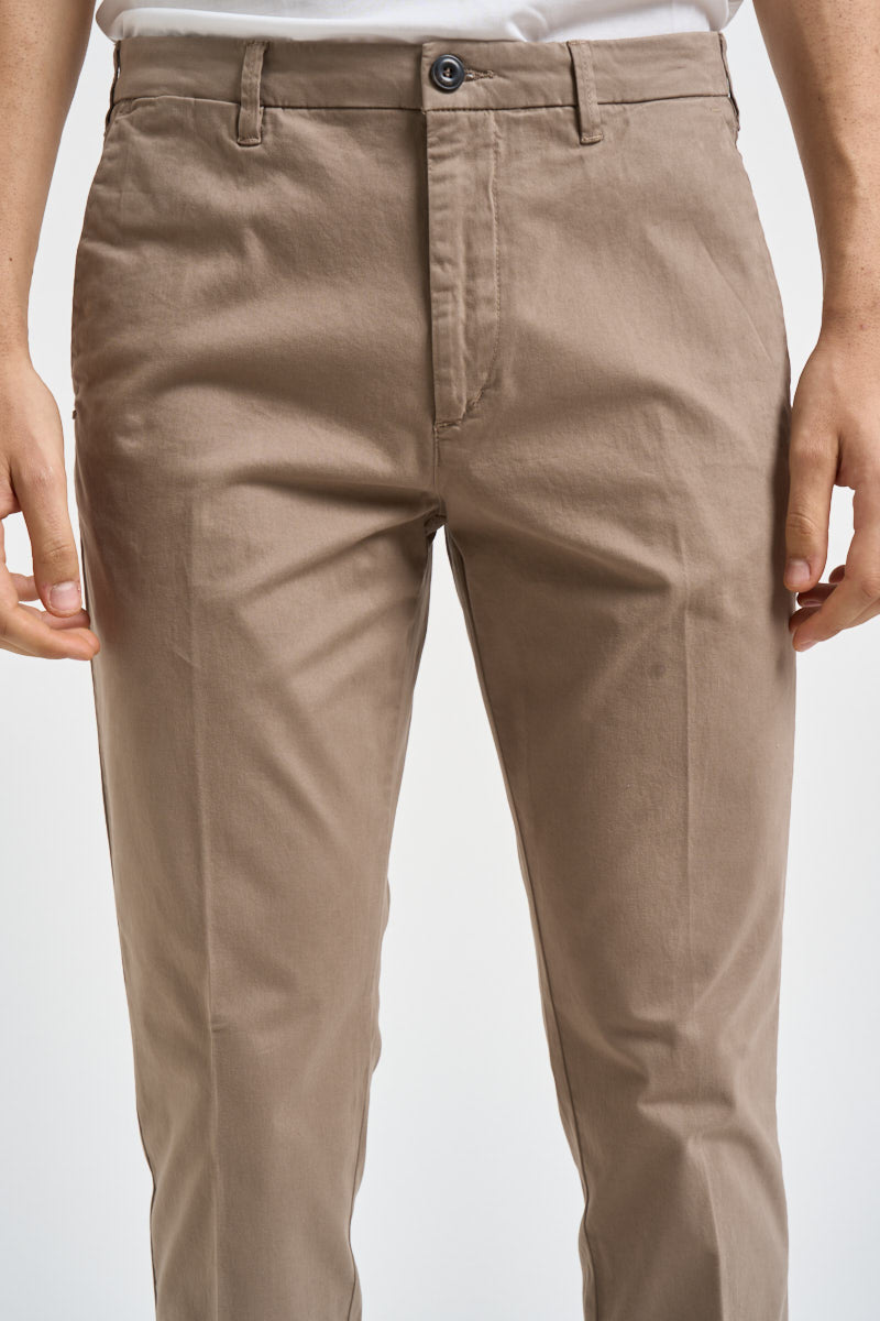 Pantalone uomo slim fit tortora LENNY 2917908 40WEFT 