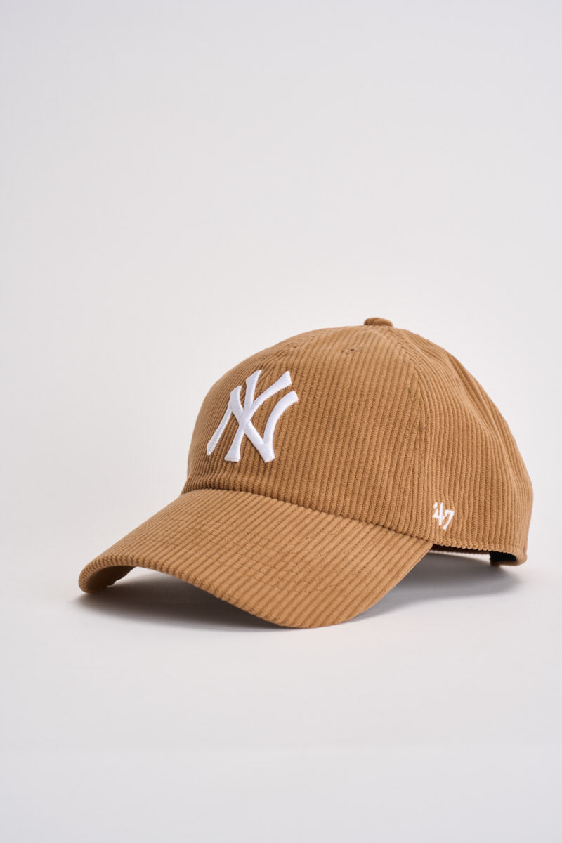 Cappello uomo New York Yankees in velluto cammello 15121186 CAMEL 47 Brand 