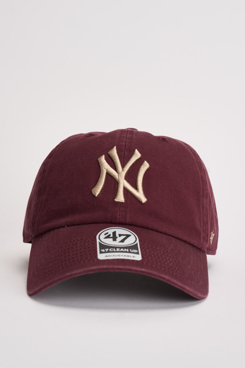 Cappello uomo New York Yankees bordeaux 15121368 DARKMAROON 47 Brand 