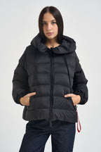 Piumino donna corto nero BLAINE N084999 AFTER LABEL 
