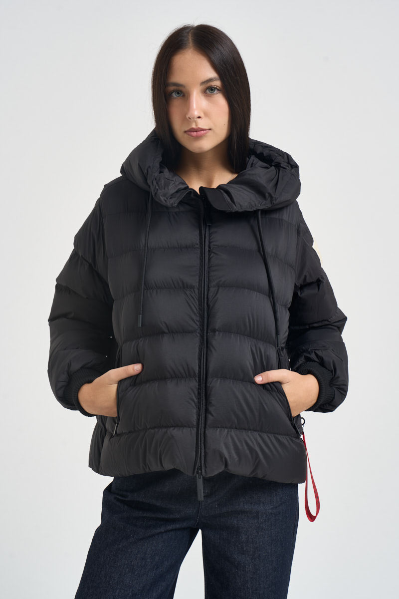 Piumino donna corto nero BLAINE N084999 AFTER LABEL 