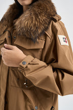 Parka donna Ushuaia corto cammello USHUAIA NC012FH235 AFTER LABEL 