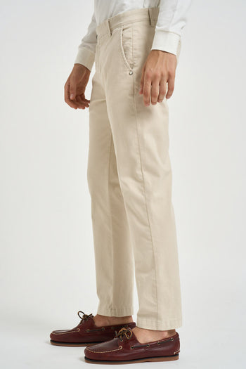 Pantalone uomo chino panna - 3