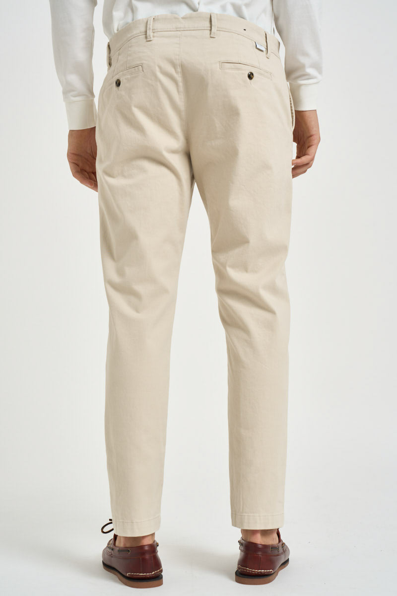 Pantalone uomo chino panna 2654 BELGRADOKASHA ALTA TENSIONE 