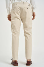 Pantalone uomo chino panna 2654 BELGRADOKASHA ALTA TENSIONE 