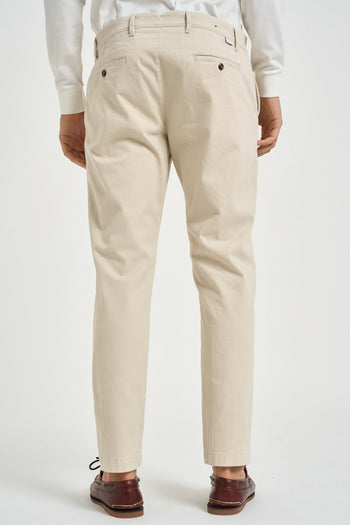 Pantalone uomo chino panna - 4