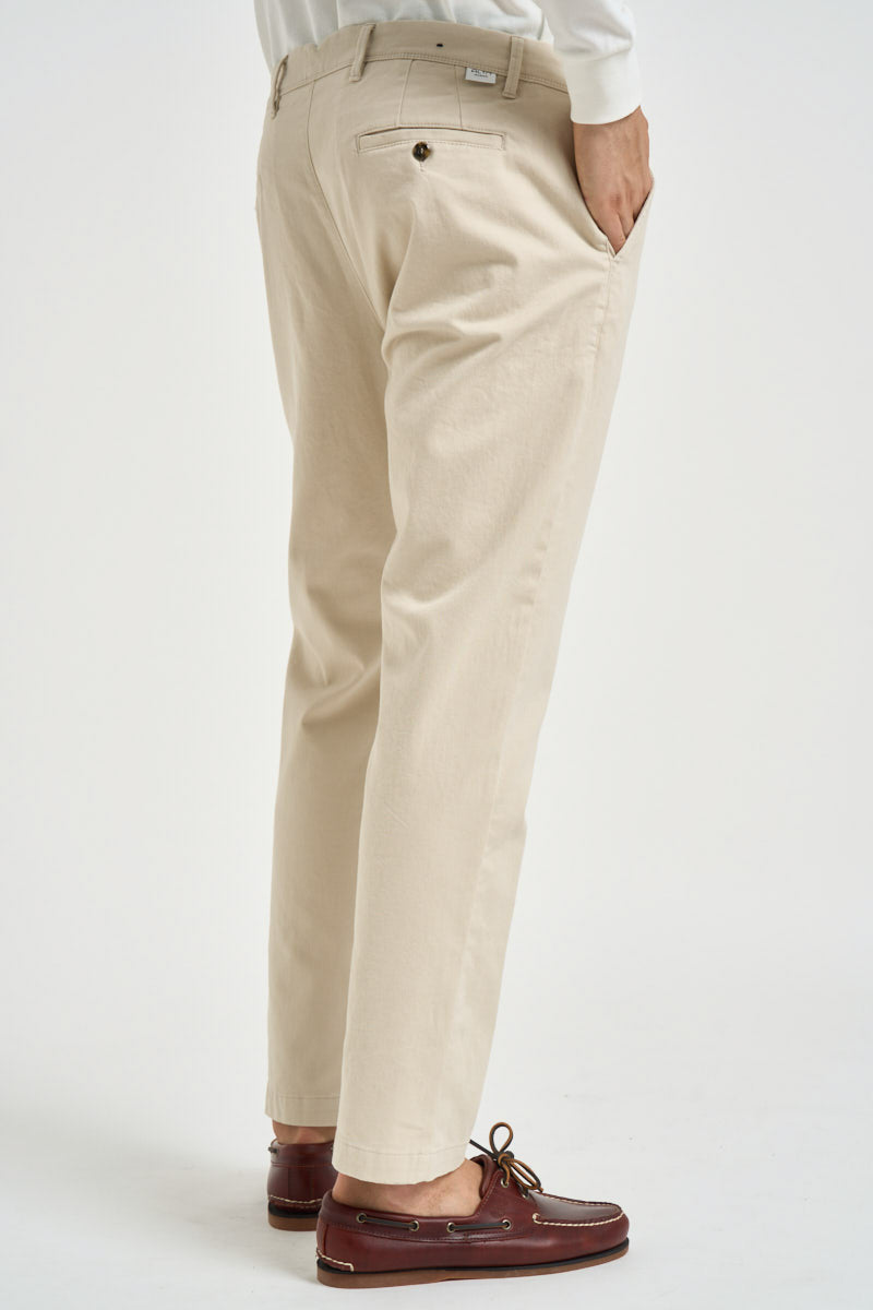 Pantalone uomo chino panna 2654 BELGRADOKASHA ALTA TENSIONE 