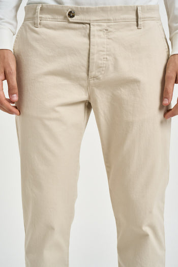 Pantalone uomo chino panna - 6