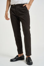 Pantalone uomo chino marrone 2654 BELGRADOMORO ALTA TENSIONE 