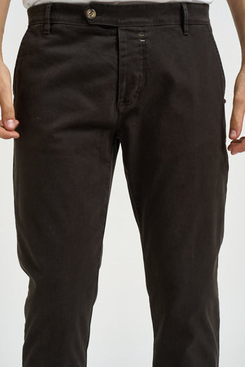 Pantalone uomo chino marrone - 5