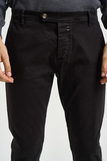 Pantalone uomo chino nero - 5