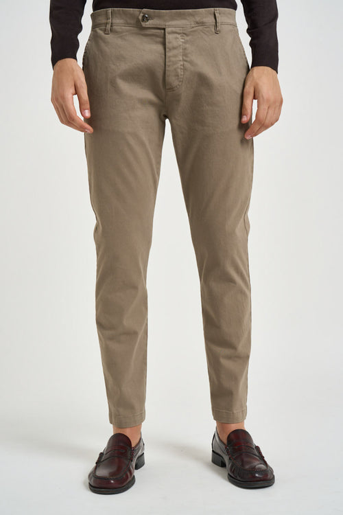 Pantalone uomo chino sabbia - 1