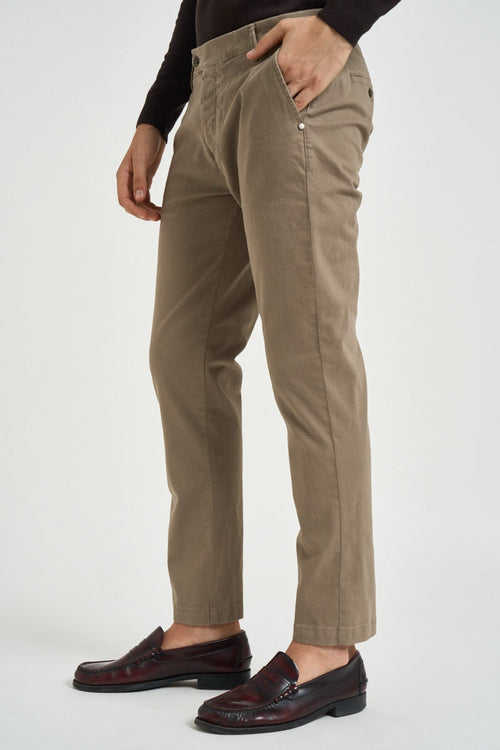 Pantalone uomo chino sabbia - 2