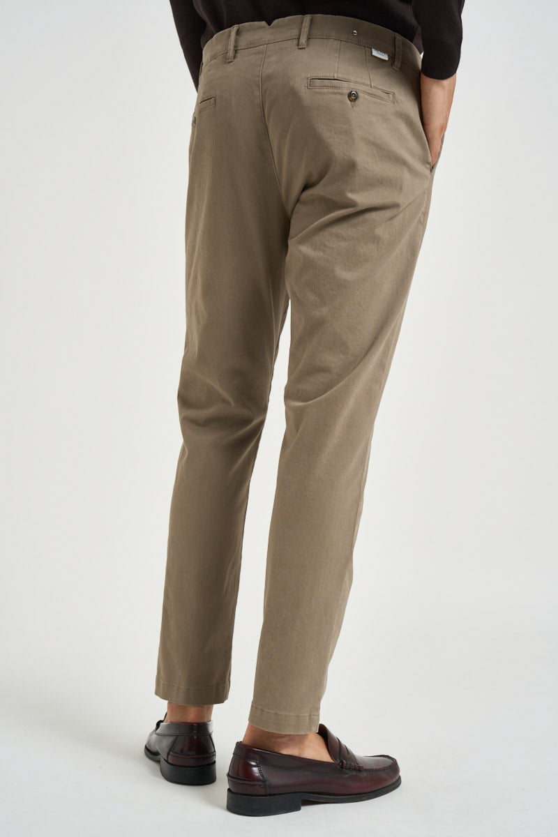 Pantalone uomo chino sabbia 2654 BELGRADOPIETRA ALTA TENSIONE 