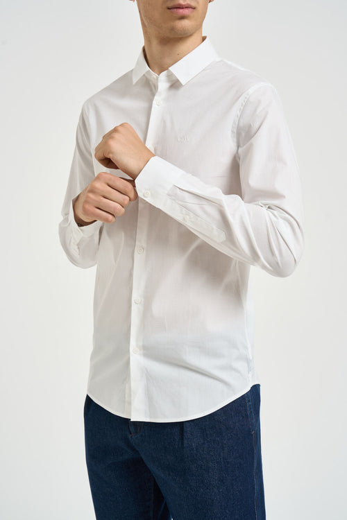 Camicia uomo regular bianca - 2