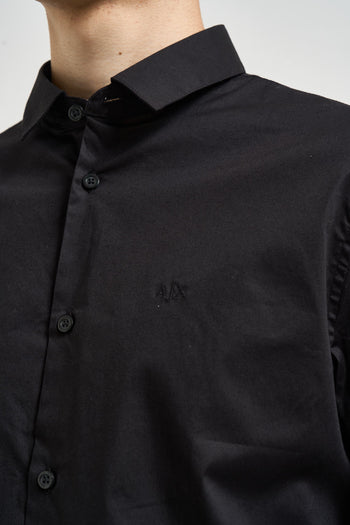 Camicia uomo a maniche lunghe nera - 6
