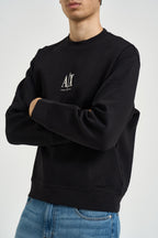 Felpa uomo girocollo nera XM000368 AF10818UC001 ARMANI EXCHANGE 