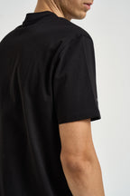 T-shirt uomo girocollo con logo nera XM001280 AF10361UC001 ARMANI EXCHANGE 