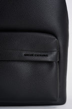 Zaino uomo nero ecopelle martellata XM003142 AF26651UC001 ARMANI EXCHANGE 