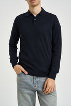 Polo uomo a maniche lunghe blu XM003569 AF28778UB101 ARMANI EXCHANGE 