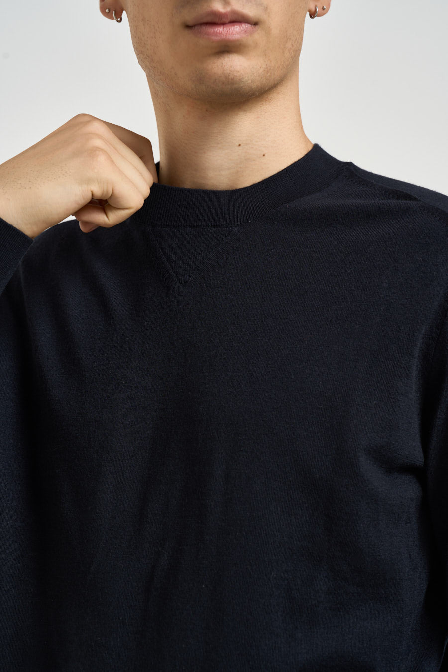 Maglia uomo girocollo blu notte XM003570 AF28778UB101 ARMANI EXCHANGE 