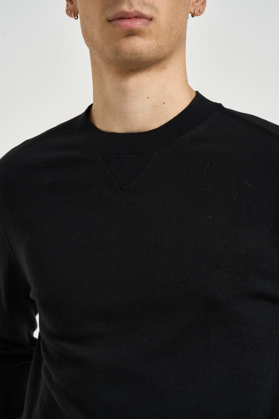 Maglia uomo girocollo nera XM003570 AF28778UC001 ARMANI EXCHANGE 