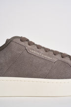 Sneakers uomo in suede grigio tortora XM003617 AF29106U6125 ARMANI EXCHANGE 