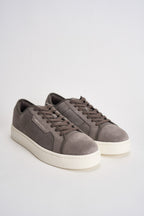Sneakers uomo in suede grigio tortora XM003617 AF29106U6125 ARMANI EXCHANGE 