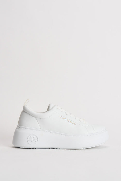 Sneakers donna platform bianche - 1