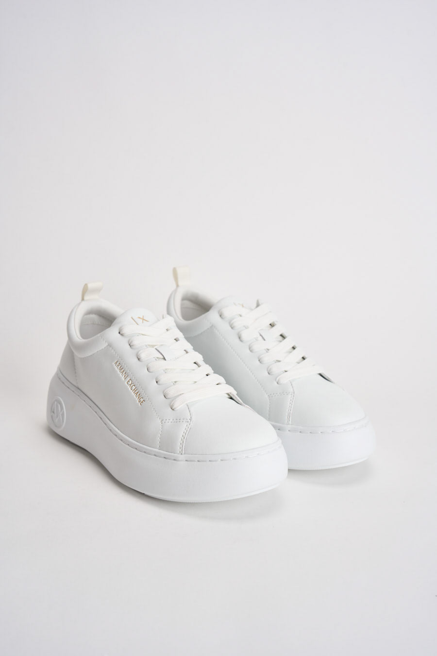 Sneakers donna platform bianche XW002790 AF11912U0002 ARMANI EXCHANGE 